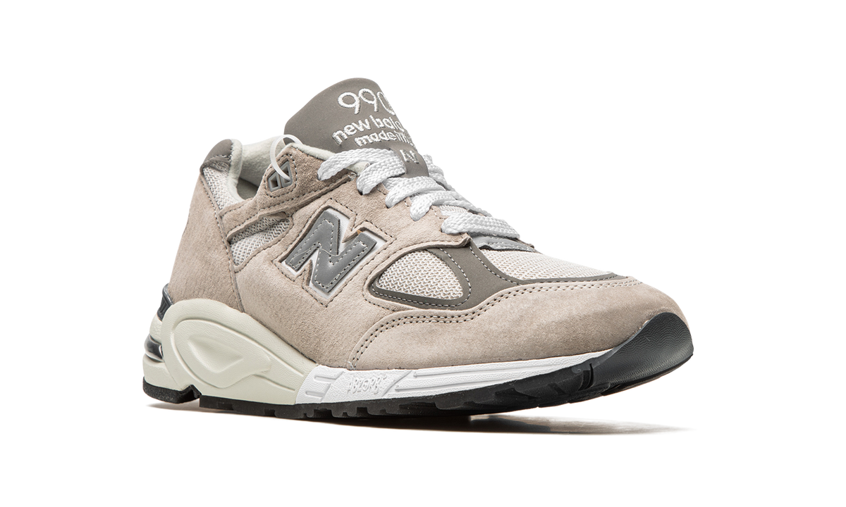 Overkicks - New Balance 990v2 MiUSA Grey (M990GY2) - detalle lateral interior
