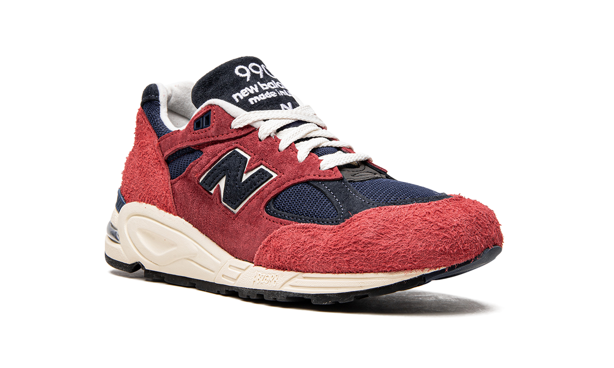 Overkicks - New Balance 990v2 MiUSA Teddy Santis Chrysanthemum (M990AD2) - detalle lateral interior