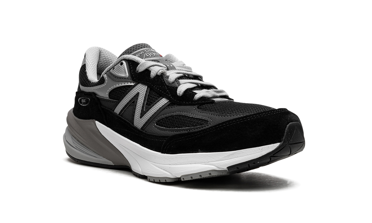 Overkicks - New Balance 990v6 MiUSA Black Grey White (Womens) (W990BK6) - detalle lateral interior