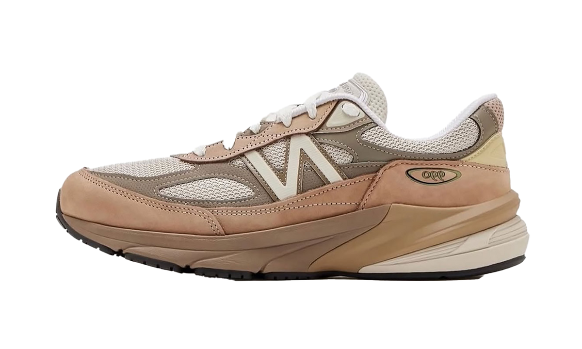 Overkicks - New Balance 990v6 MiUSA Driftwood Timberwolf (U990SG6) - vista lateral