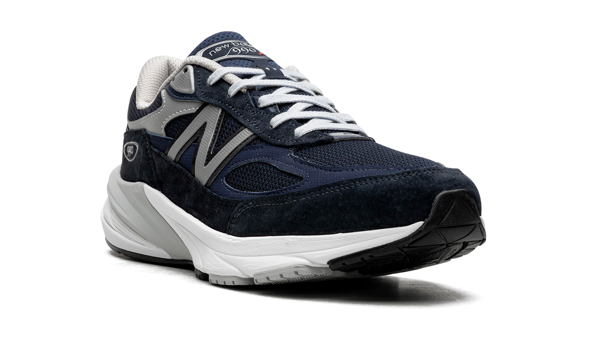 Overkicks - New Balance 990v6 MiUSA Navy White (M990NV6) - detalle lateral interior