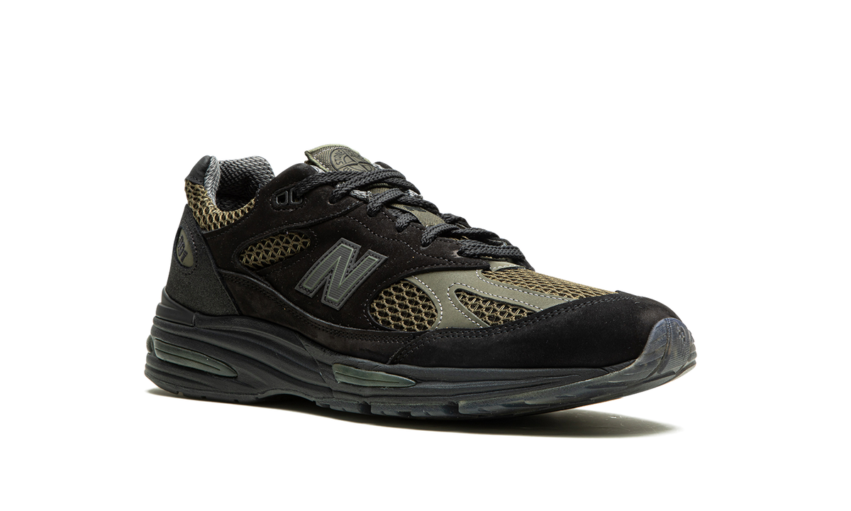Overkicks - New Balance 991v2 MiUK Stone Island Black (U991SD2) - detalle lateral interior