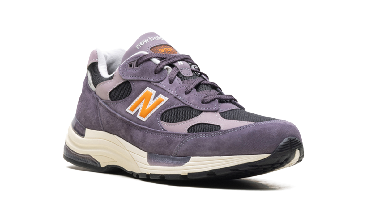 Overkicks - New Balance 992 MiUSA Dark Ice Wine Black (U992OP) - detalle lateral interior