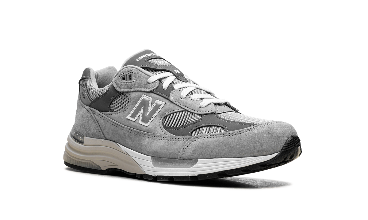 Overkicks - New Balance 992 MiUSA Grey Silver Metallic (U992GY) - detalle lateral interior