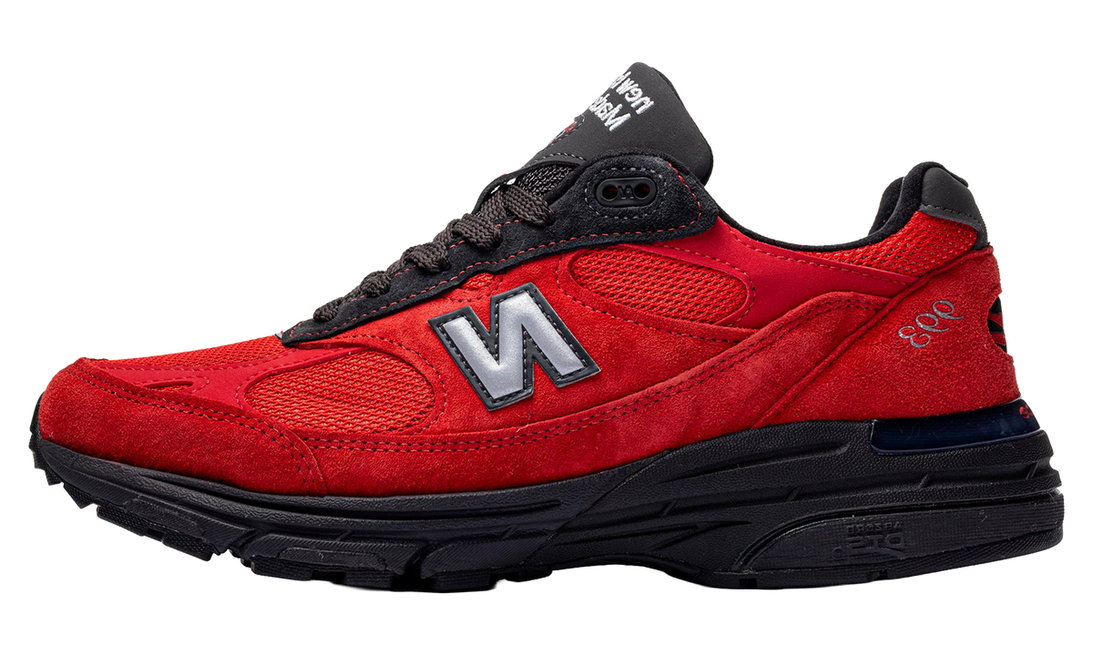 Overkicks - New Balance 993 MiUSA Red Black (U9935CX) - vista lateral