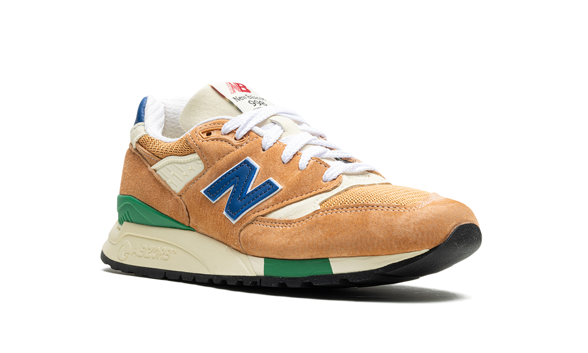 Overkicks - New Balance 998 MiUSA Teddy Santis Orange Royal (U998OB) - detalle lateral interior