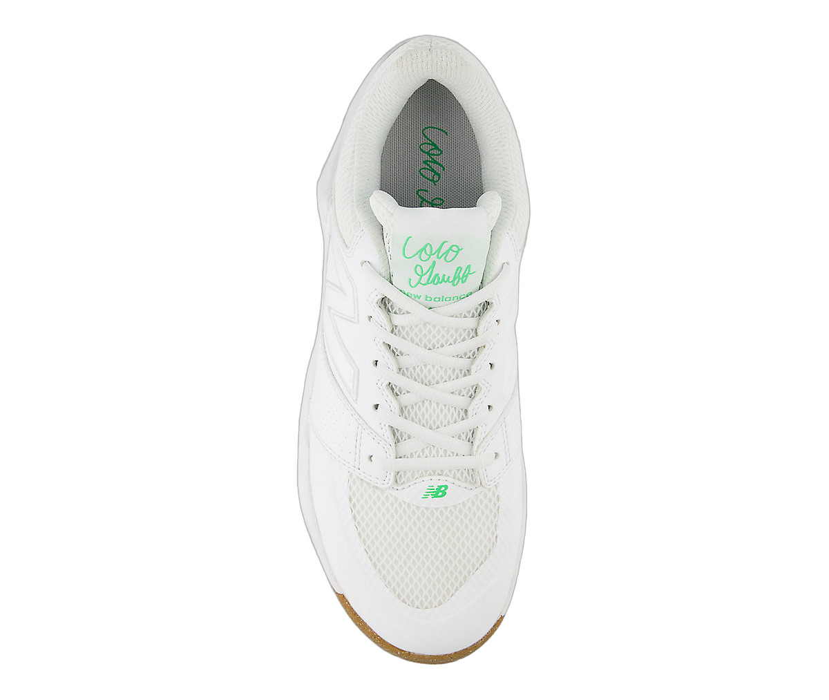Overkicks - New Balance Coco Delray White Green Apple (MCHCODG2) - par completo