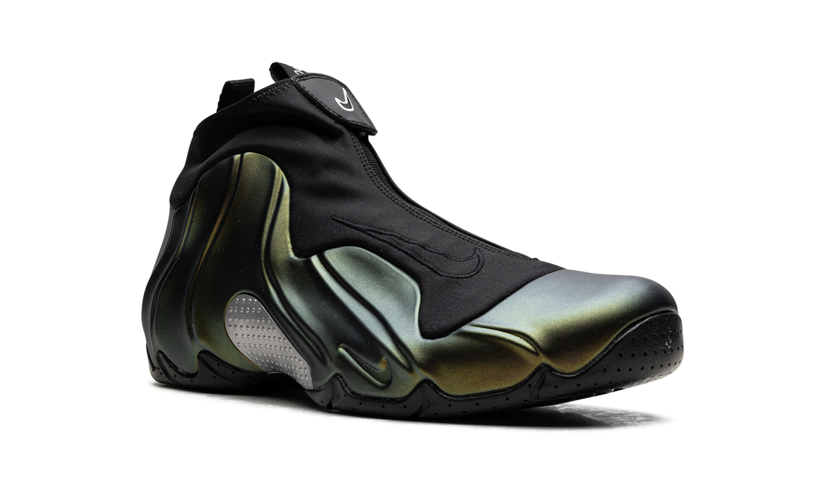 Overkicks - Nike Air Flightposite Metallic Gold (2024) (FV5582-700) - detalle lateral interior