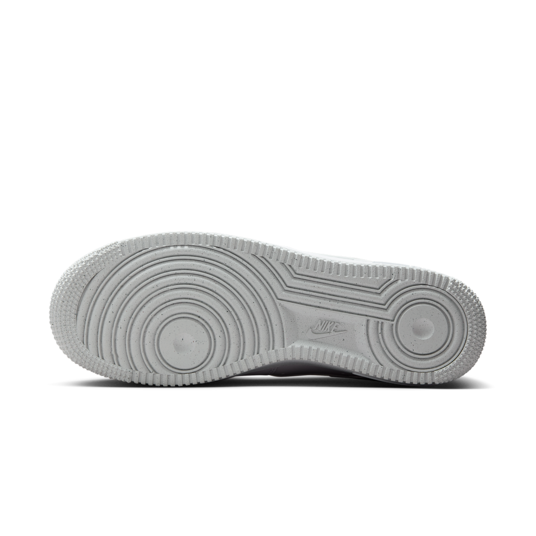 Overkicks - Nike Air Force 1 07 Next Nature White Metallic Silver (DC9486-112) - detalle suela
