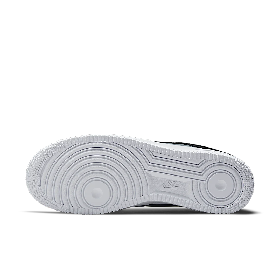 Overkicks - Nike Air Force 1 Low 07 Black Smoke Grey (CZ0337-001) - detalle suela
