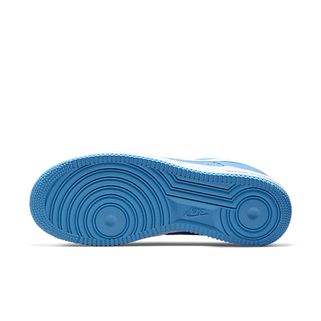 Overkicks - Nike Air Force 1 Low 07 Retro Color of the Month University Blue (DM0576-400) - detalle suela