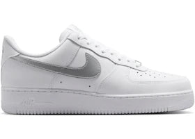 Overkicks - Nike Air Force 1 Low 07 White Metallic Silver (FJ4146-134) - vista lateral