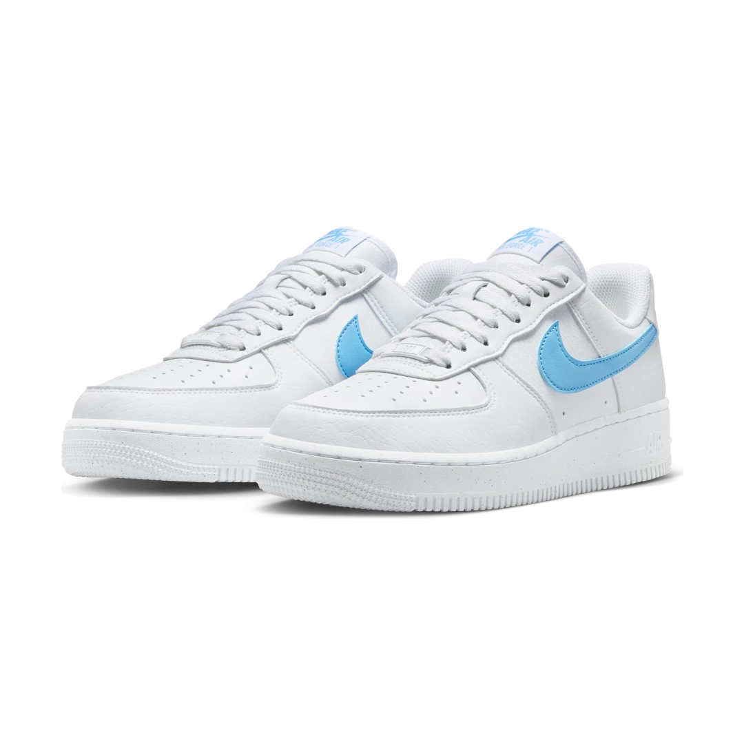 Overkicks - Nike Air Force 1 Low 07 White University Blue (DV3808-103) - vista trasera