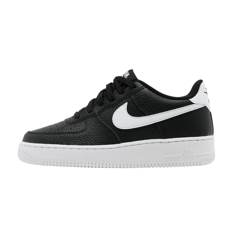 Overkicks - Nike Air Force 1 Low Black White (GS) (CT3839-002) - vista lateral