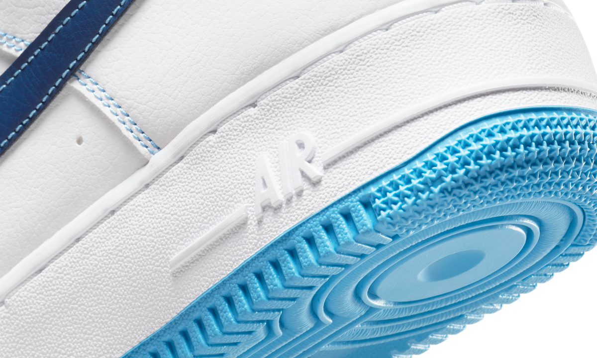 Overkicks - Nike Air Force 1 Low First Use White University Blue (DA8478-100) - detalle