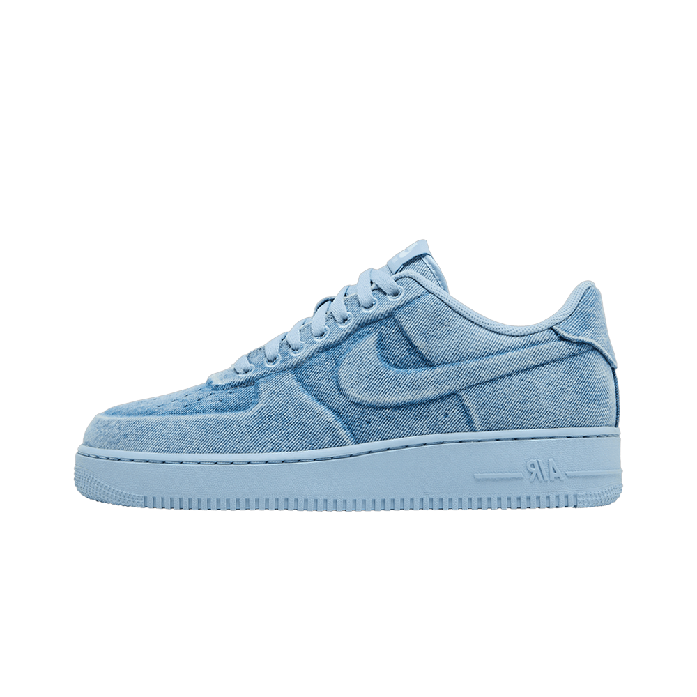 Overkicks - Nike Air Force 1 Low Ja Morant Denim Light Armory Blue (IQ9773-400) - vista lateral