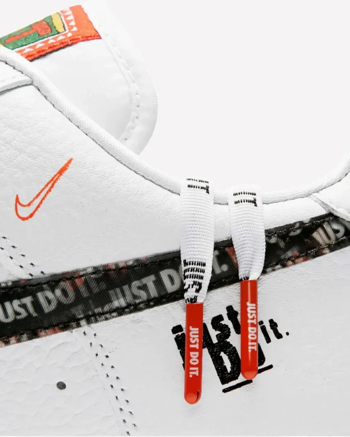 Overkicks - Nike Air Force 1 Low Just Do It Pack White Black (AR7719-100) - imagen 6
