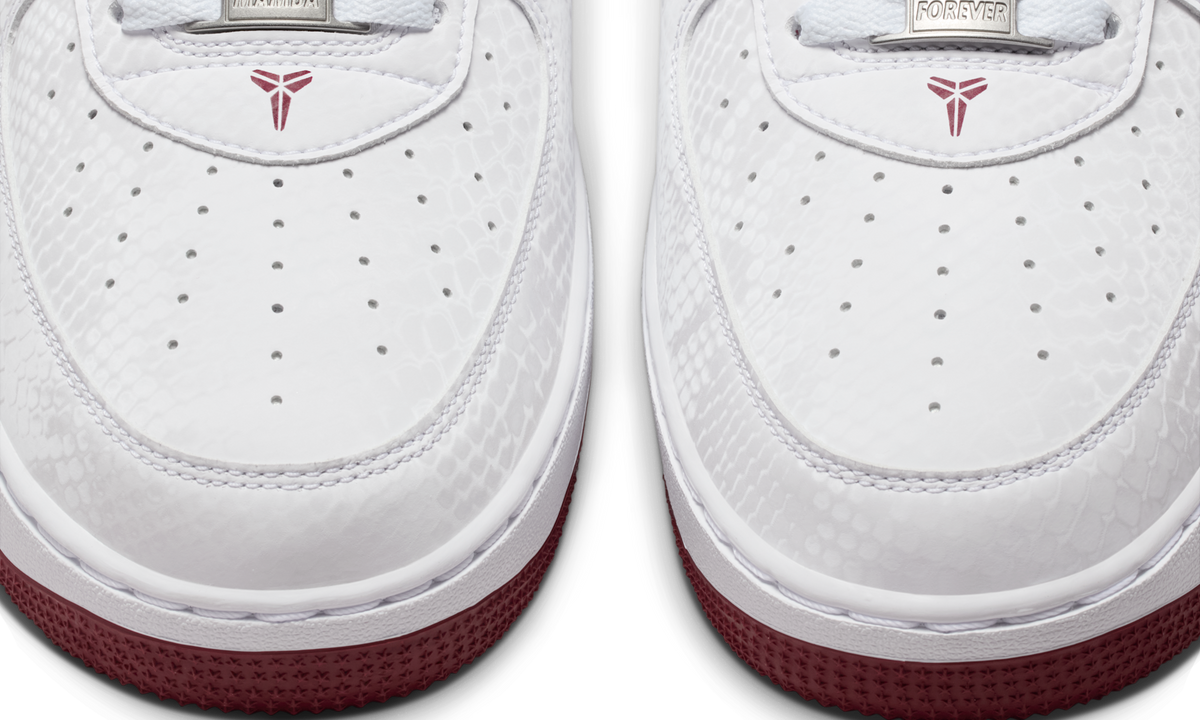 Overkicks - Nike Air Force 1 Low Kobe Bryant Forever Lower Merion Home (IB0018-101) - detalle
