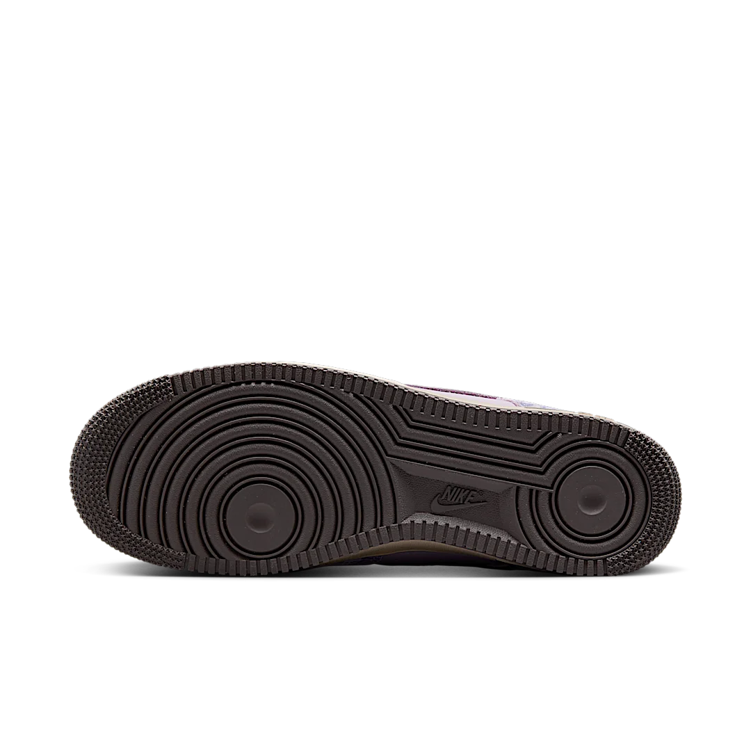 Overkicks - Nike Air Force 1 Low Purple Snakeskin (HF2898-500) - detalle suela