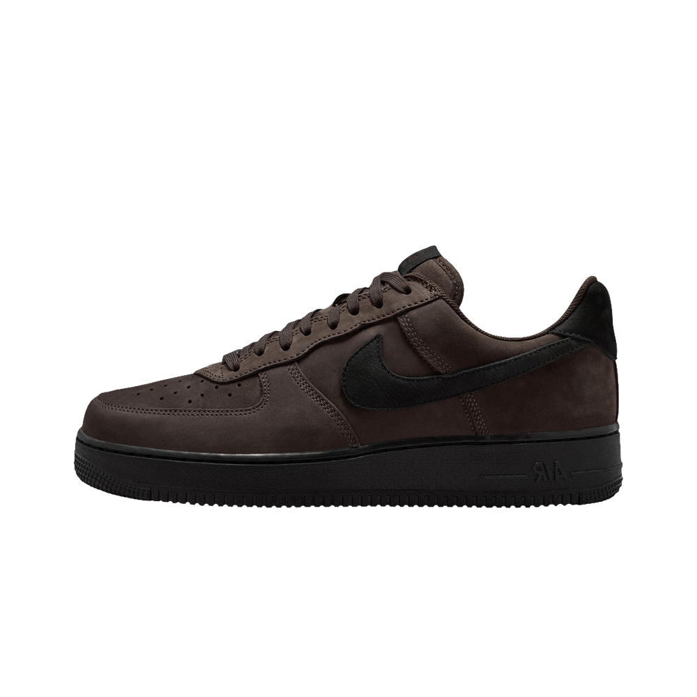 Overkicks - Nike Air Force 1 Low Retro Premium QS Black Tea Black Badgeless (IO9555-202) - vista lateral