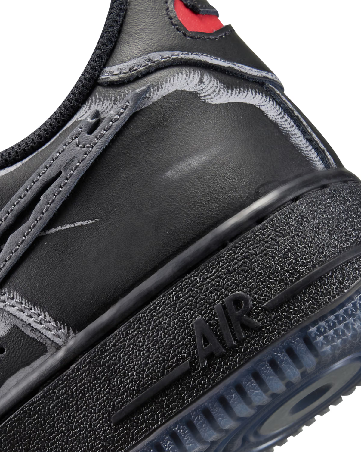 Overkicks - Nike Air Force 1 Low Scream Ghostface Black (IZ1207-010) - imagen 5