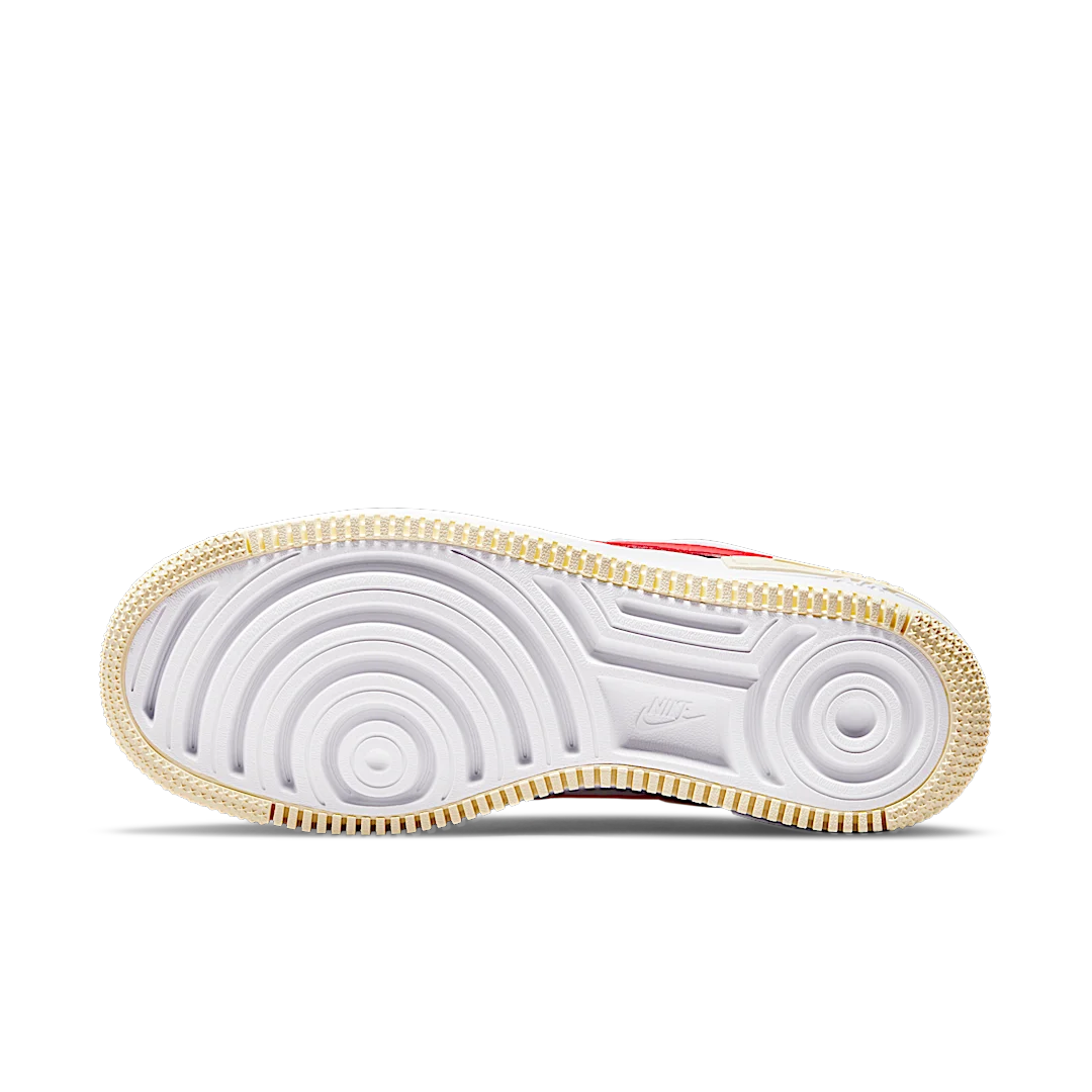 Overkicks - Nike Air Force 1 Low Shadow Regal Pink Coconut Milk University Blue Fusion Red (DN5055-600) - detalle suela