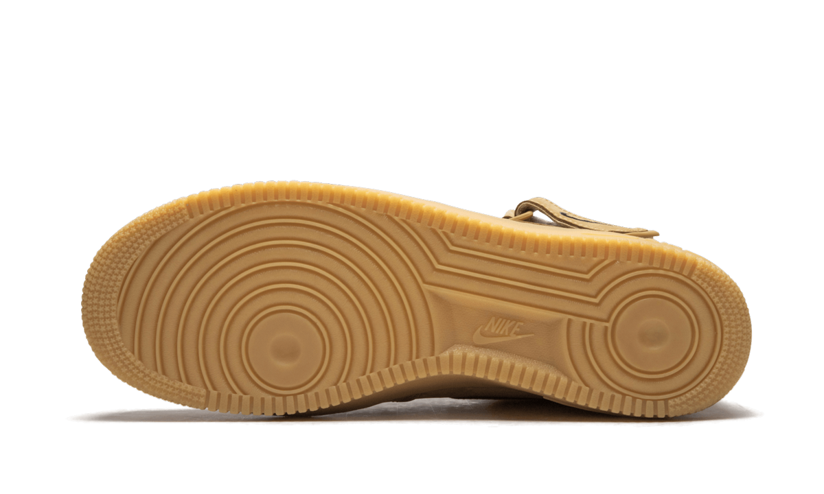 Overkicks - Nike Air Force 1 Mid Flax Outdoor Green (715889-200) - vista superior