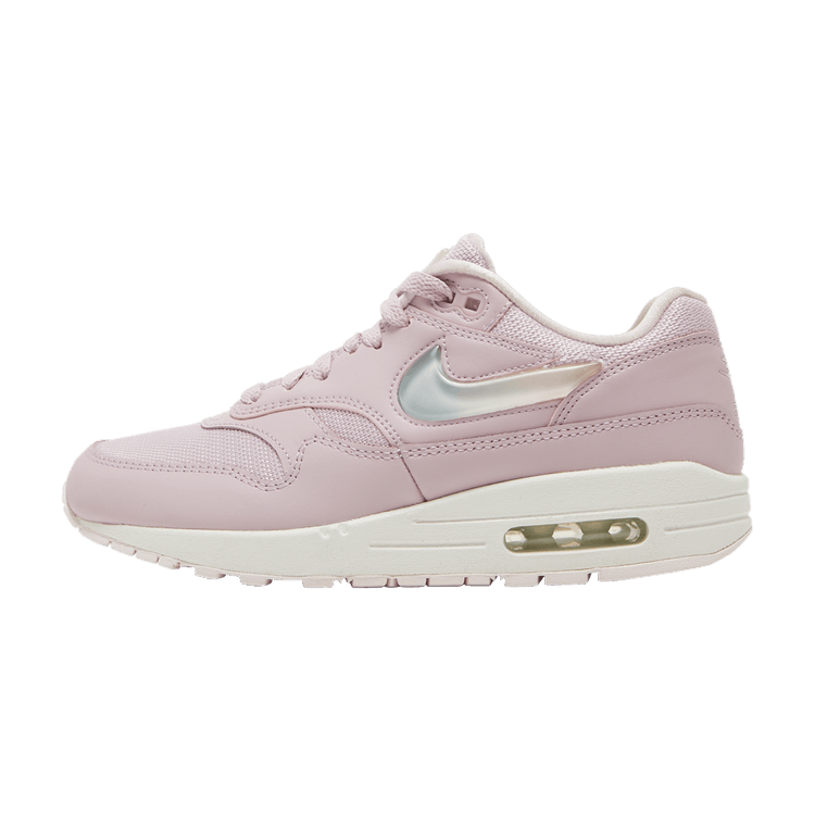 Overkicks - Nike Air Max 1 Jelly Swoosh Plum Chalk (Women's) (AT5248-500) - vista lateral