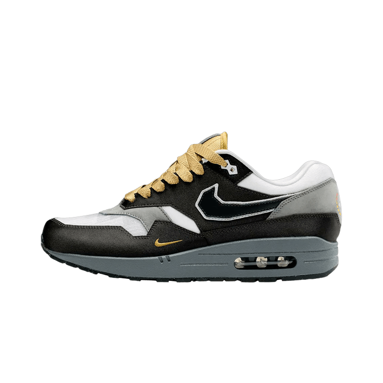 Overkicks - Nike Air Max 1 .SWOOSH Low Poly Big Head Mode (IB9898-001) - vista lateral
