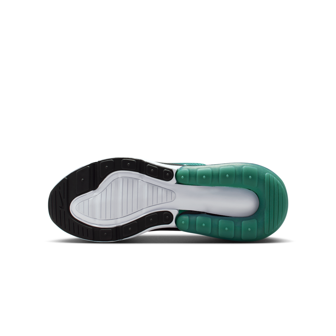 Overkicks - Nike Air Max 270 Black Evergreen Aura Deep Night (943345-042) - detalle suela