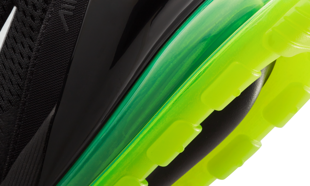 Overkicks - Nike Air Max 270 Black Neon (DO6392-001) - detalle