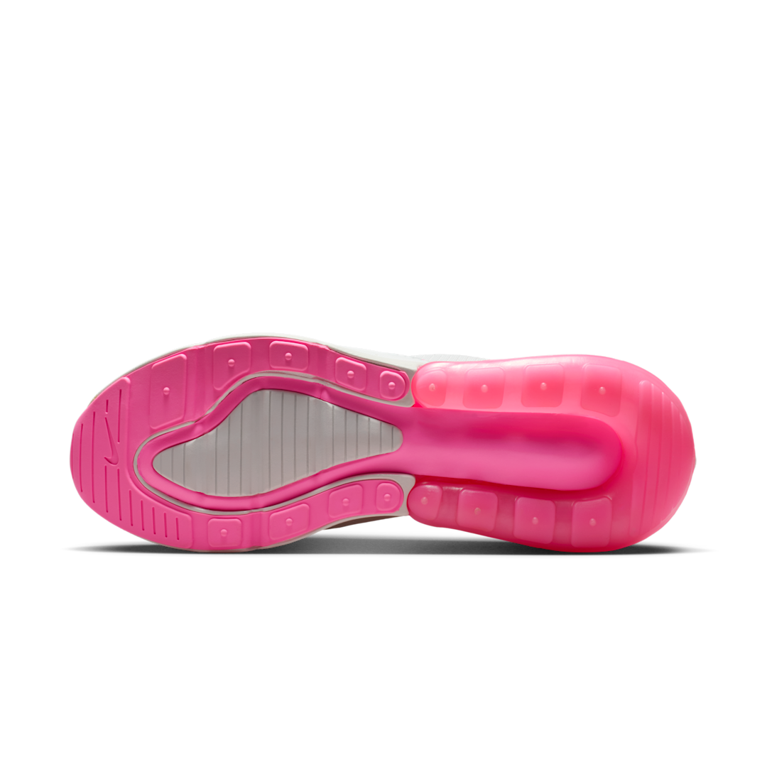 Overkicks - Nike Air Max 270 Summit White Pink Spell (HJ3222-104) - detalle suela