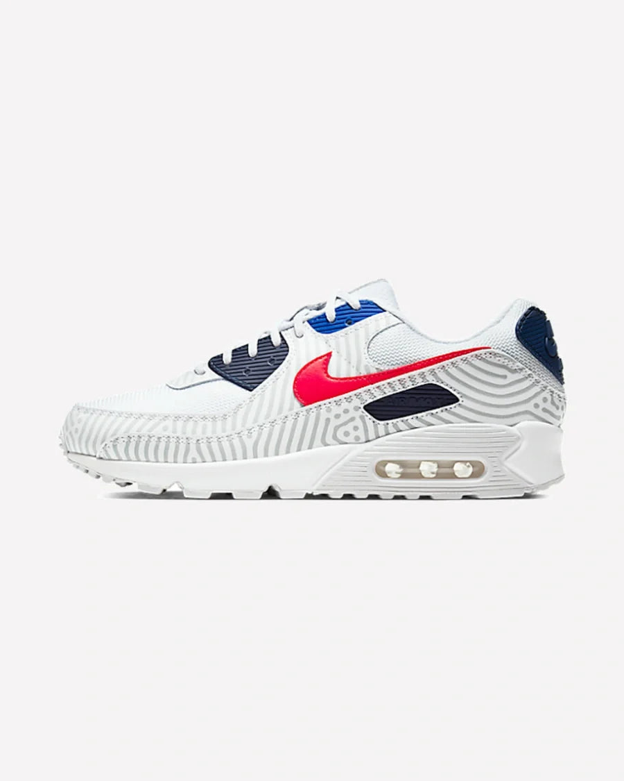 Overkicks - Nike Air Max 90 Euro Tour (2020) (CW7574-100) - vista lateral