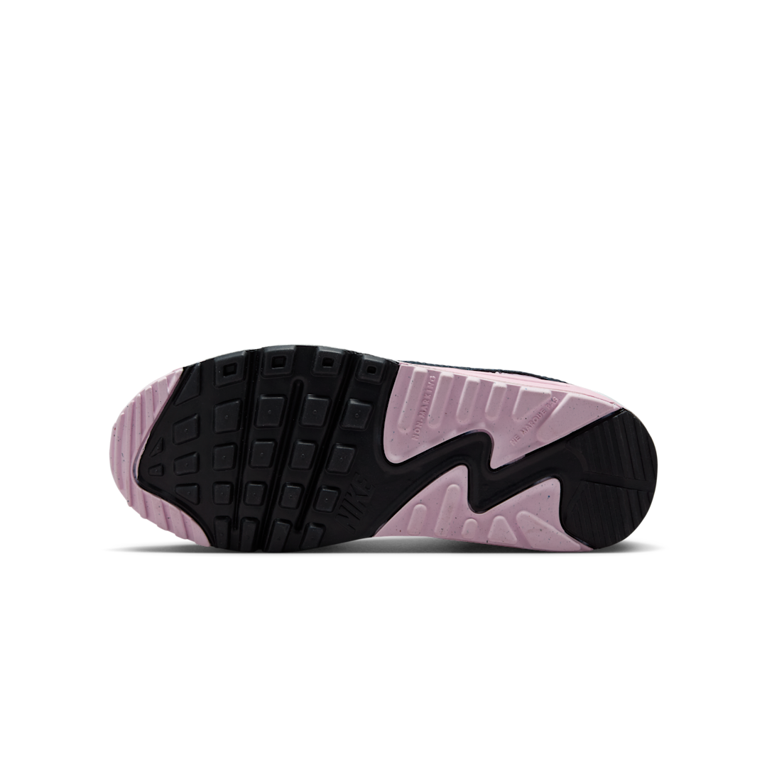 Overkicks - Nike Air Max 90 LTR White Pink Foam Armory Navy Wolf Grey (CD6864-134) - detalle suela