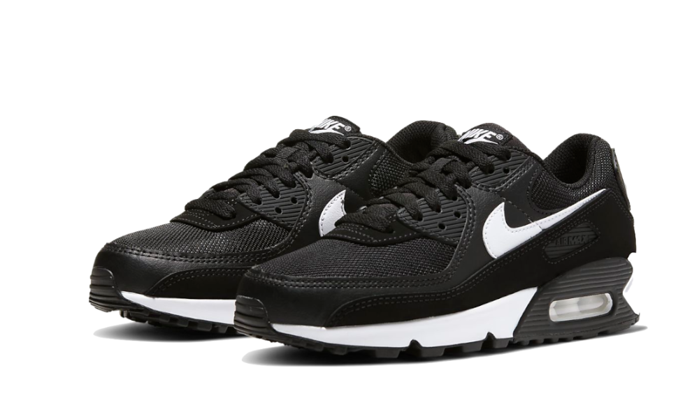 Overkicks - Nike Air Max 90 Recraft Black White (CQ2560-001) - vista trasera