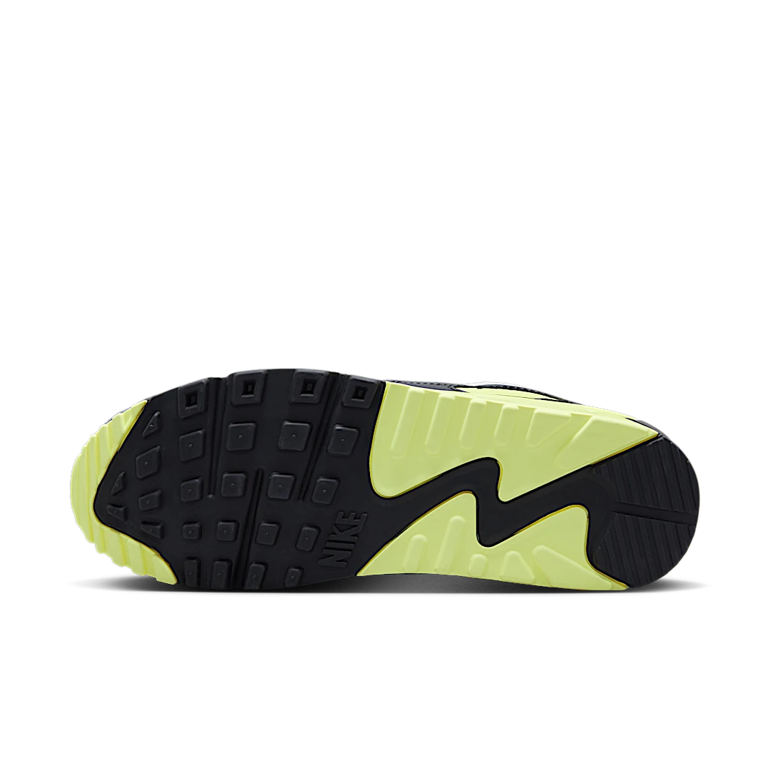 Overkicks - Nike Air Max 90 Smoke Grey Light Lemon Twist (DM0029-012) - detalle suela