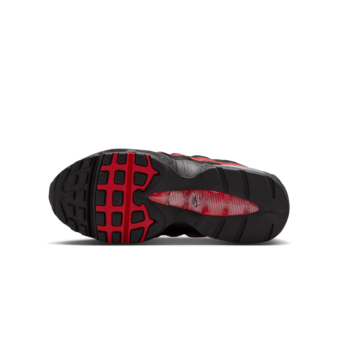 Overkicks - Nike Air Max 95 Black Team Crimson (GS) (II4130-015) - imagen 4