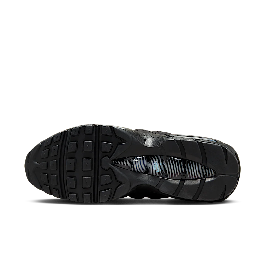 Overkicks - Nike Air Max 95 Black University Blue (FJ4217-002) - detalle suela