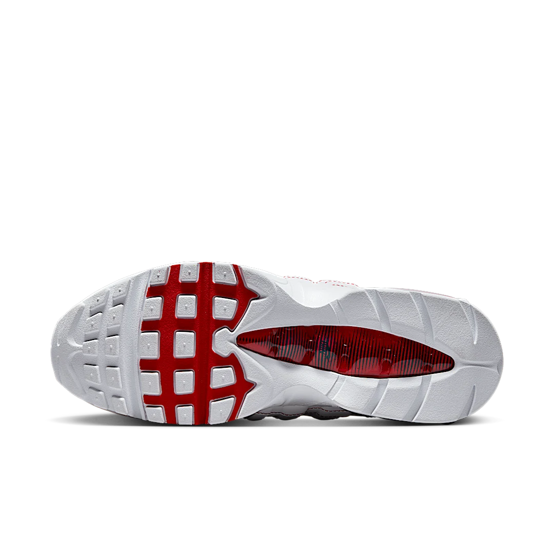 Overkicks - Nike Air Max 95 OG Big Bubble White University Red (IB7936-100) - detalle suela