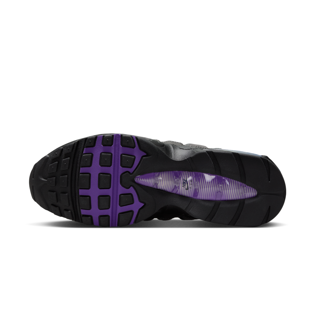 Overkicks - Nike Air Max 95 Racing Pack Iron Grey Wild Grape (IH1228-001) - detalle suela