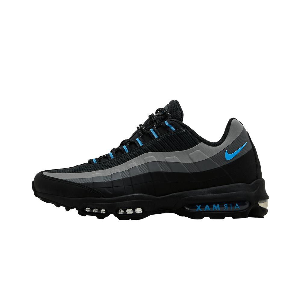 Overkicks - Nike Air Max 95 Ultra Black University Blue (HM9608-001) - vista lateral