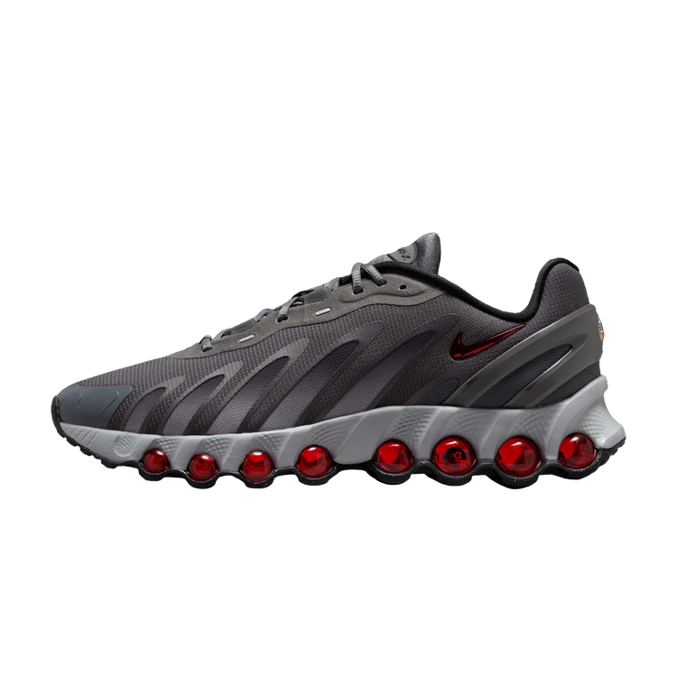 Overkicks - Nike Air Max Dn8 Iron Grey Bright Crimson (FQ7860-005) - vista lateral
