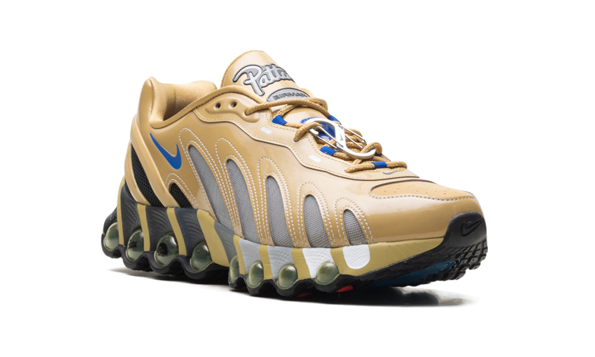 Overkicks - Nike Air Max Dn8 Patta Club Gold Metallic Silver (IB4029-700) - detalle lateral interior