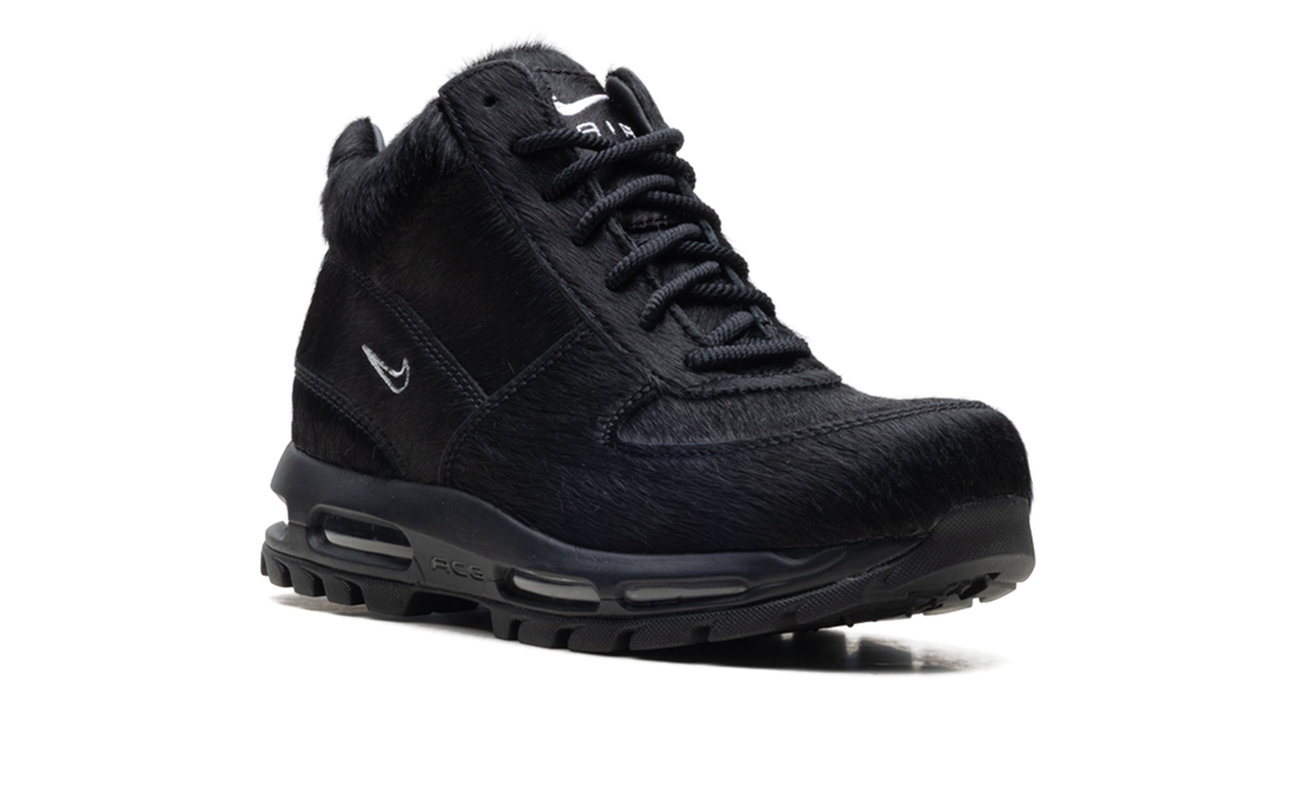 Overkicks - Nike Air Max Goadome Black Pony Hair (IO4635-001) - detalle lateral interior