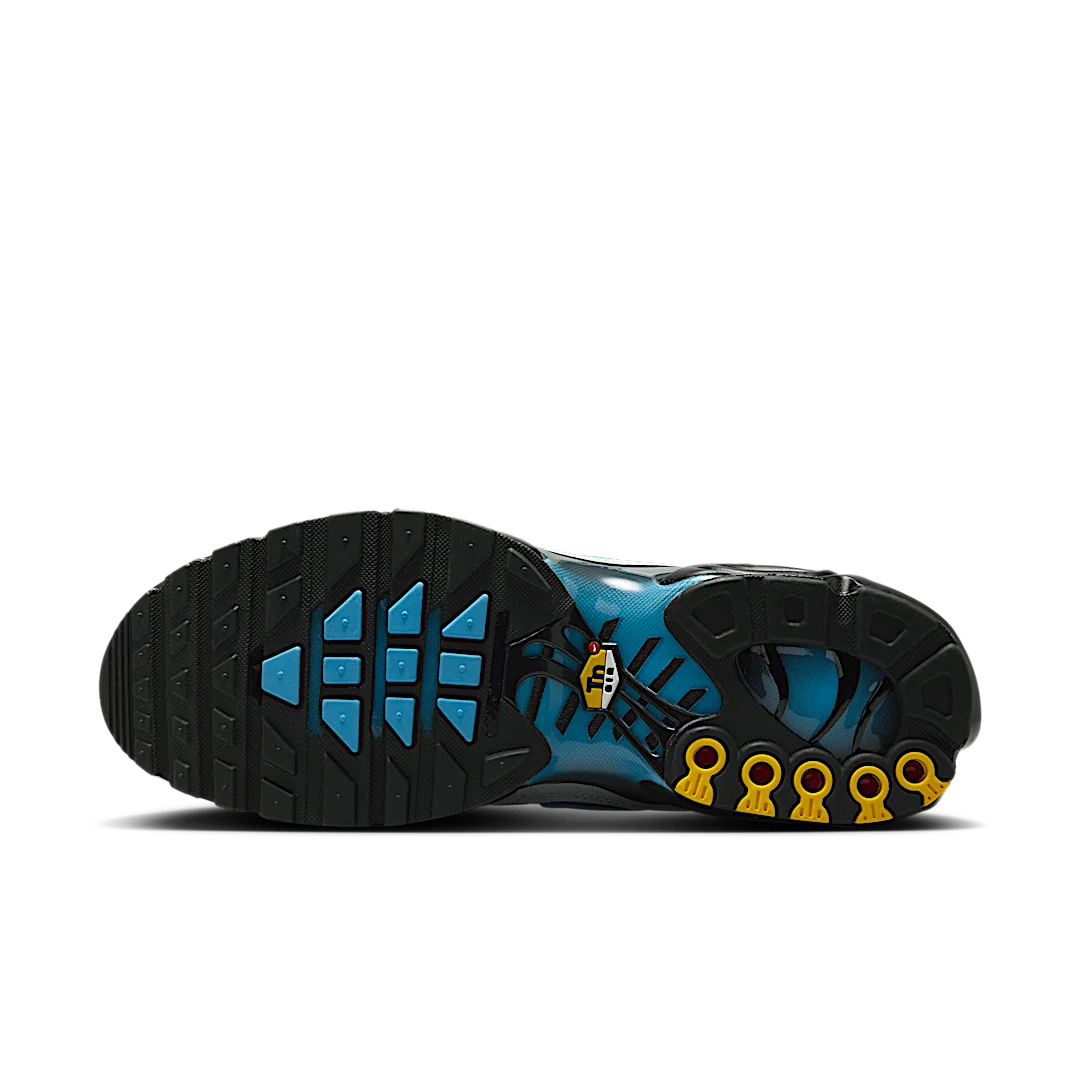 Overkicks - Nike Air Max Plus Grey University Blue Black (DM0032-015) - detalle suela