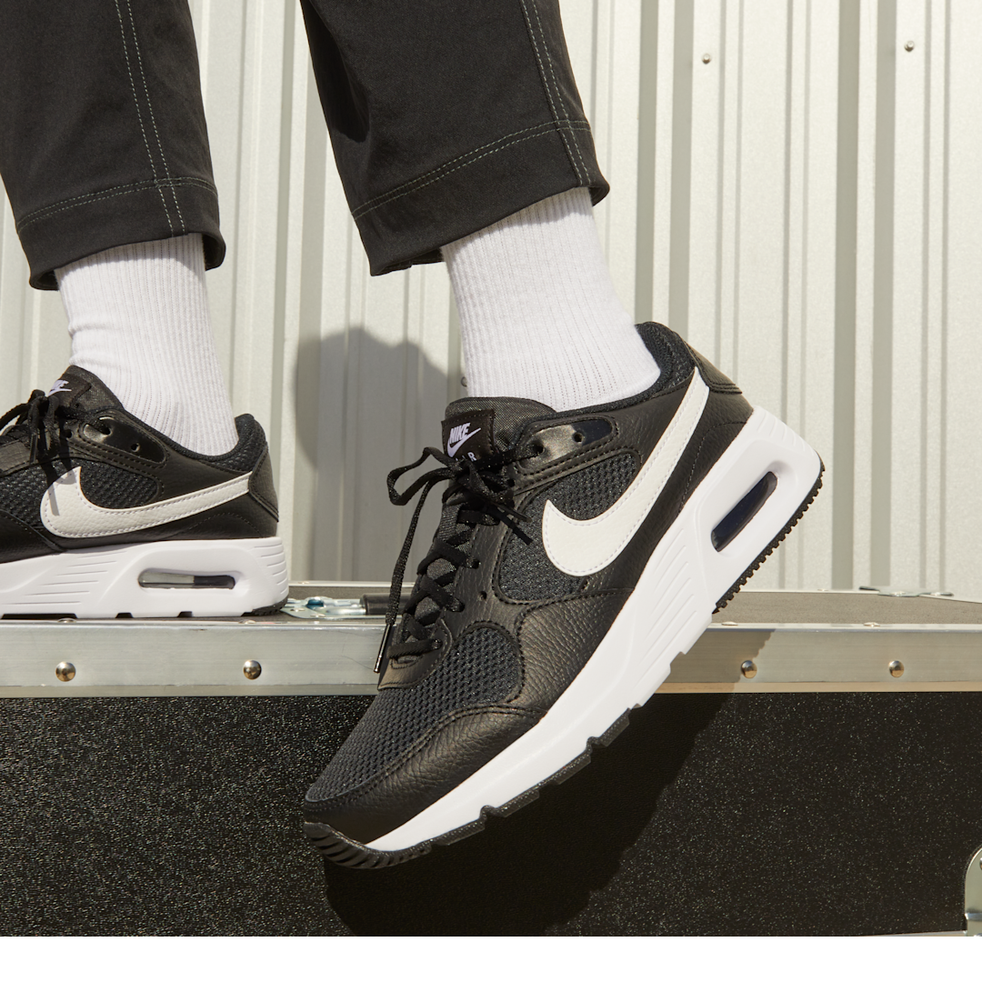 Overkicks - Nike Air Max SC Black White (CW4554-001) - detalle suela