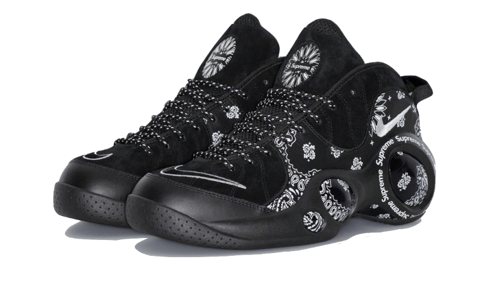 Overkicks - Nike Air Zoom Flight 95 SP Supreme Black (DJ8604-001) - vista trasera