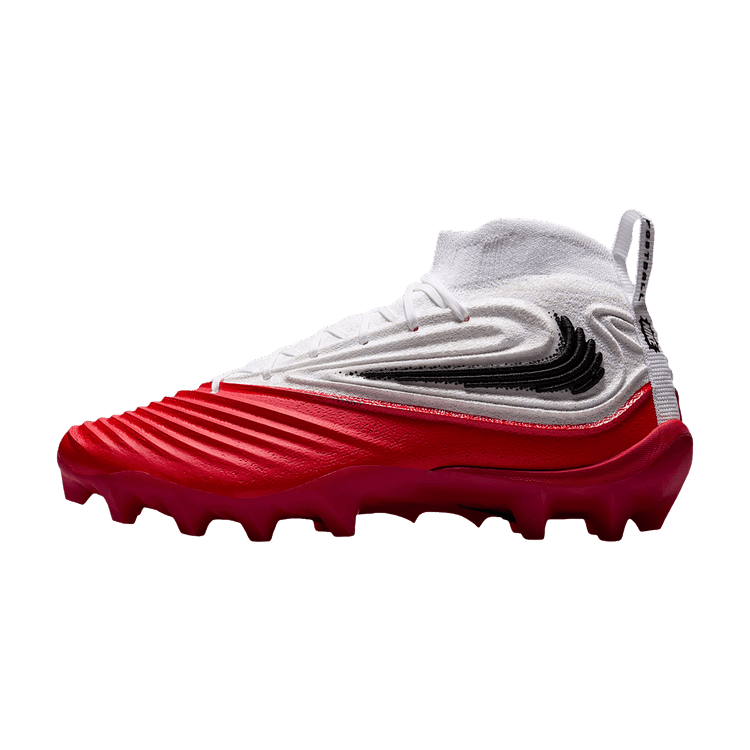 Overkicks - Nike Alpha Menace 5 Elite White University Red Black (HV7018-101) - vista lateral