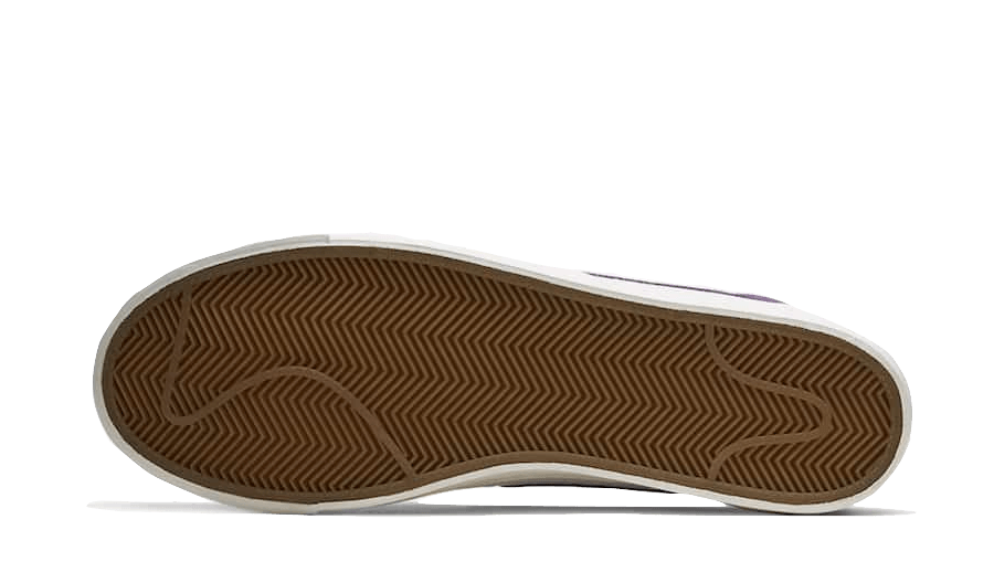Overkicks - Nike Blazer Low Leather White Purple (CI6377-103) - par completo