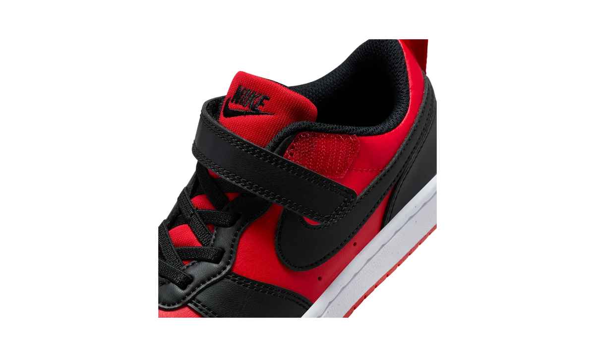 Overkicks - Nike Court Borough Low Recraft University Red Black (PS) (DV5457-600) - imagen 9